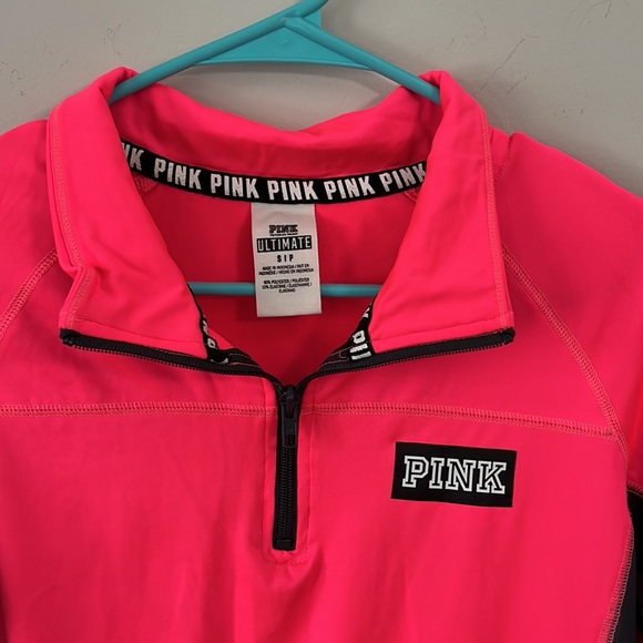 Hot pink athletic jacket - Picture 2 of 5